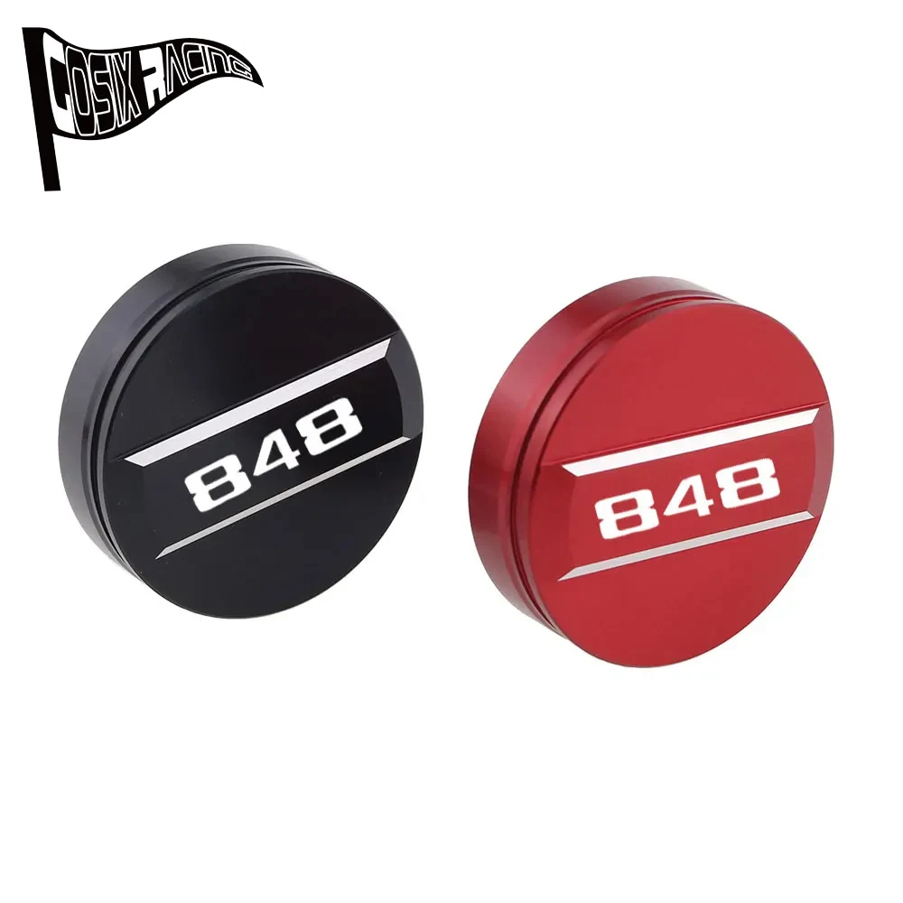 

Fit For 848 EVO 899 Panigale 1098 R S Multistrada 1200 1200S 1198 1198R S Front Clutch Rear brake Fluid Reservoir Cap Cover