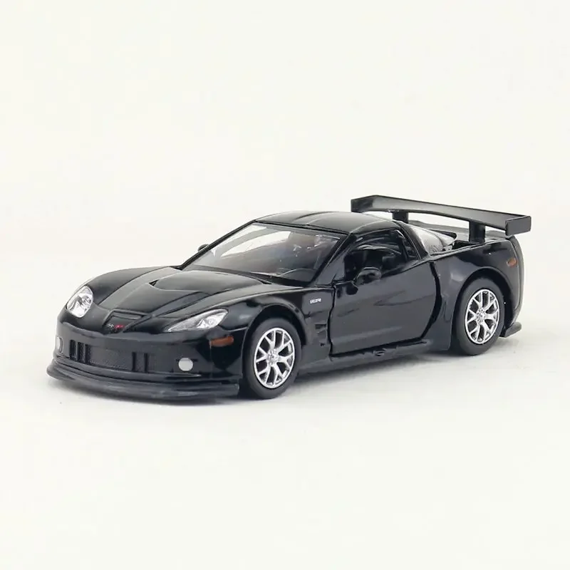 1:36 Chevrolet Corvette C6-R Car Model Scale Metal Diecast Miniature Pullback Vehicle Collection Xmas Gift Kid Boy Toy A216