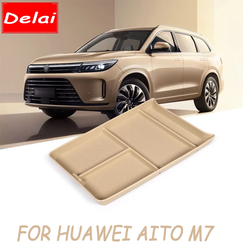 

FOR HUAWEI AITO M7 2023 2024 Restyling Car Styling Wireless Charging Central Control Water Cup Silicone Pad Auto Accessories