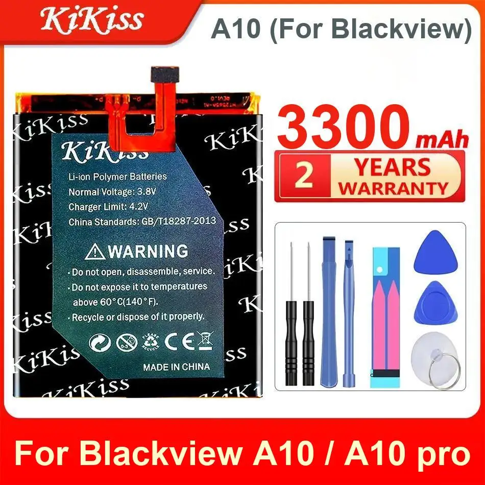 

3300Mah Kikiss Battery A10 For Blackview Pro