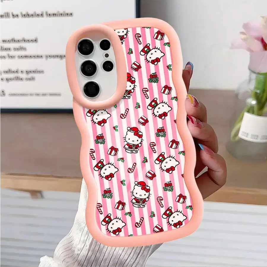 Soft Phone Cover Case for Samsung Galaxy S21 S20 FE S24 S22 Ultra S25+ S24+ S25 S23 Plus Kuromi Pochacco Melody