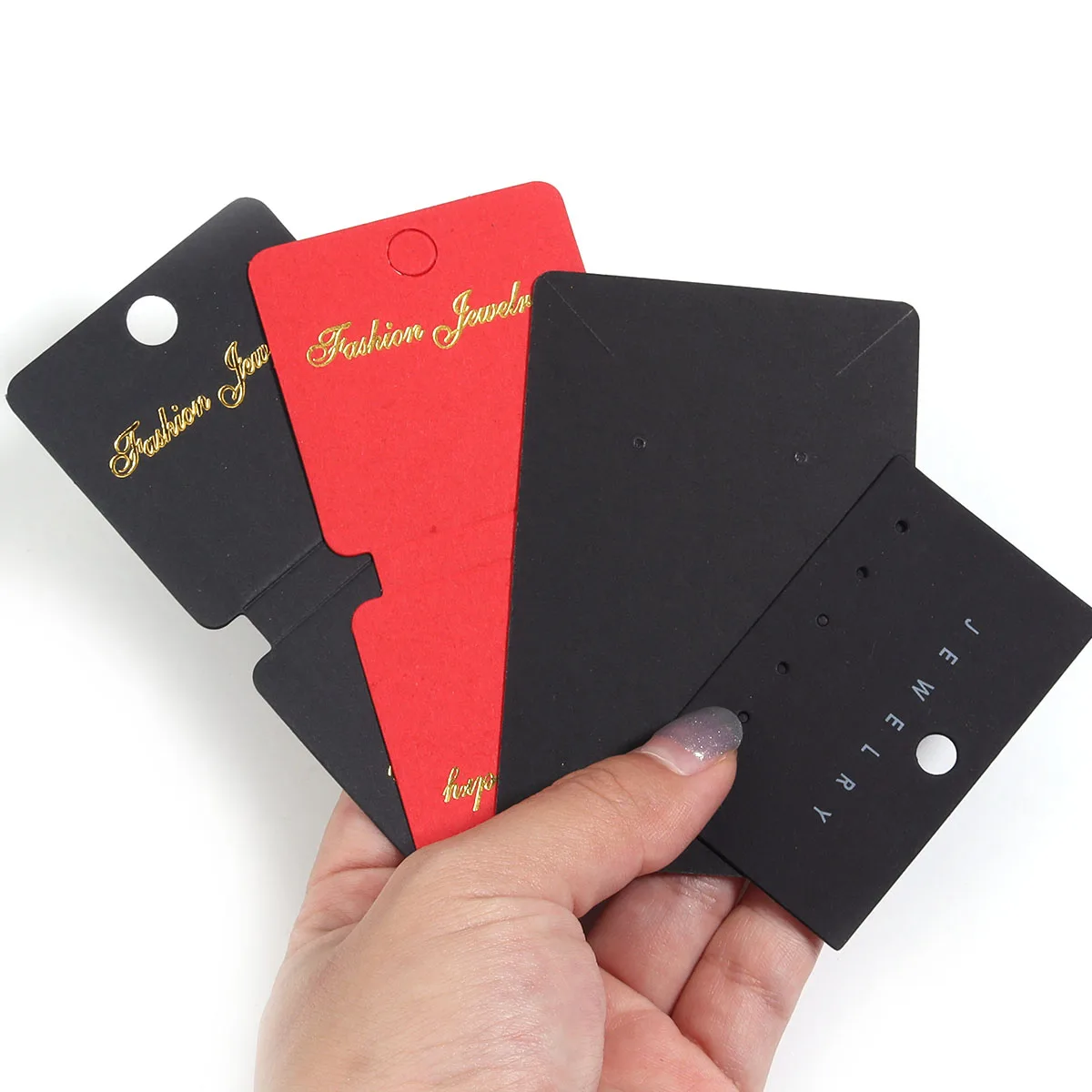 

Foldable Jewelry Display Cards Packing Cards for DIY Jewelry Display Holders Handmade Necklace Bracelet Retail Price Tags