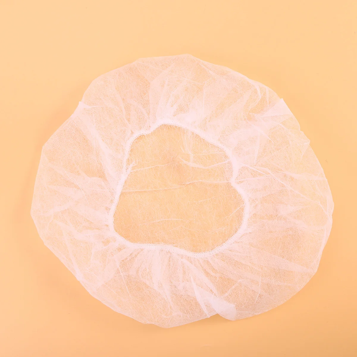 

100pcs Disposable Mesh Cap Lightweight Breathable Non Woven Head Cover Hair Protection Factory Cap for Men Women