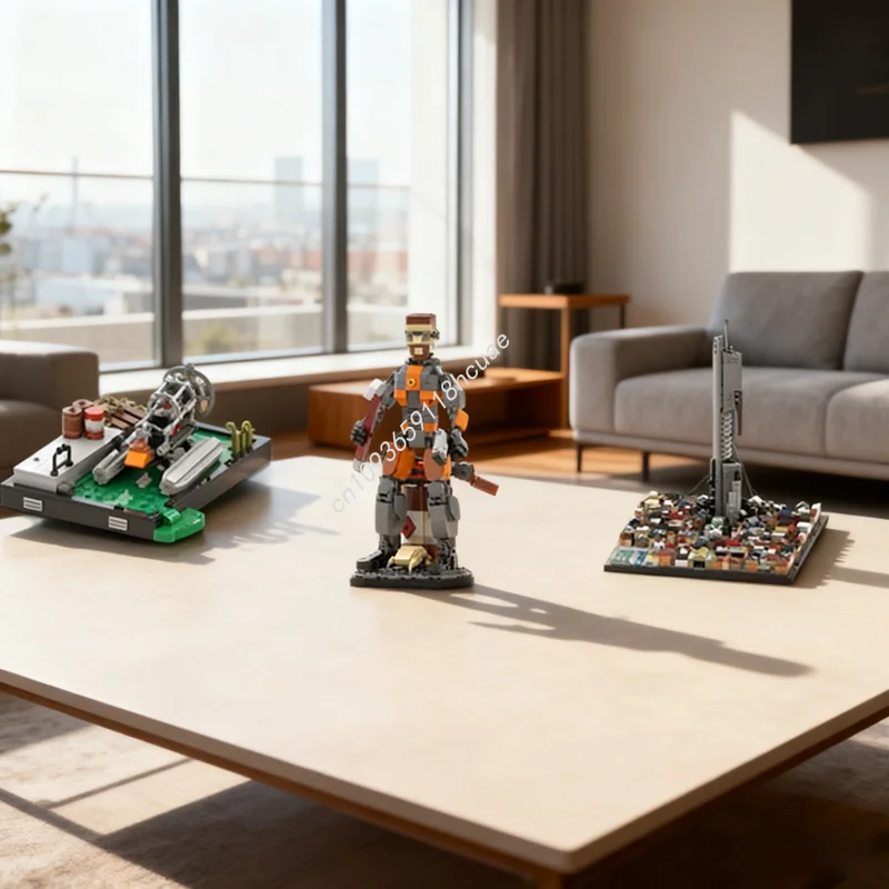 

2331 шт. MOC Half Life 2 комплекта, модель строительных блоков, строительная сборка, рождественский подарок, сделай сам, креативная идея, кирпичная игрушка на день рождения