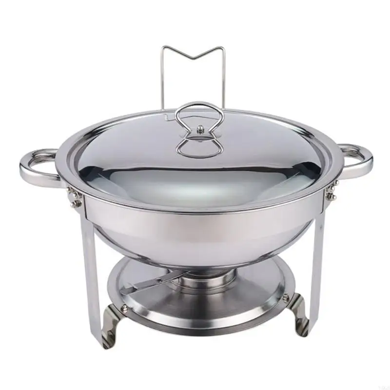 

Insulated 4.5L Capacity Nonrust Steel Warmers Dish For Professional Catering Banquets Or Home Dining Y5GB