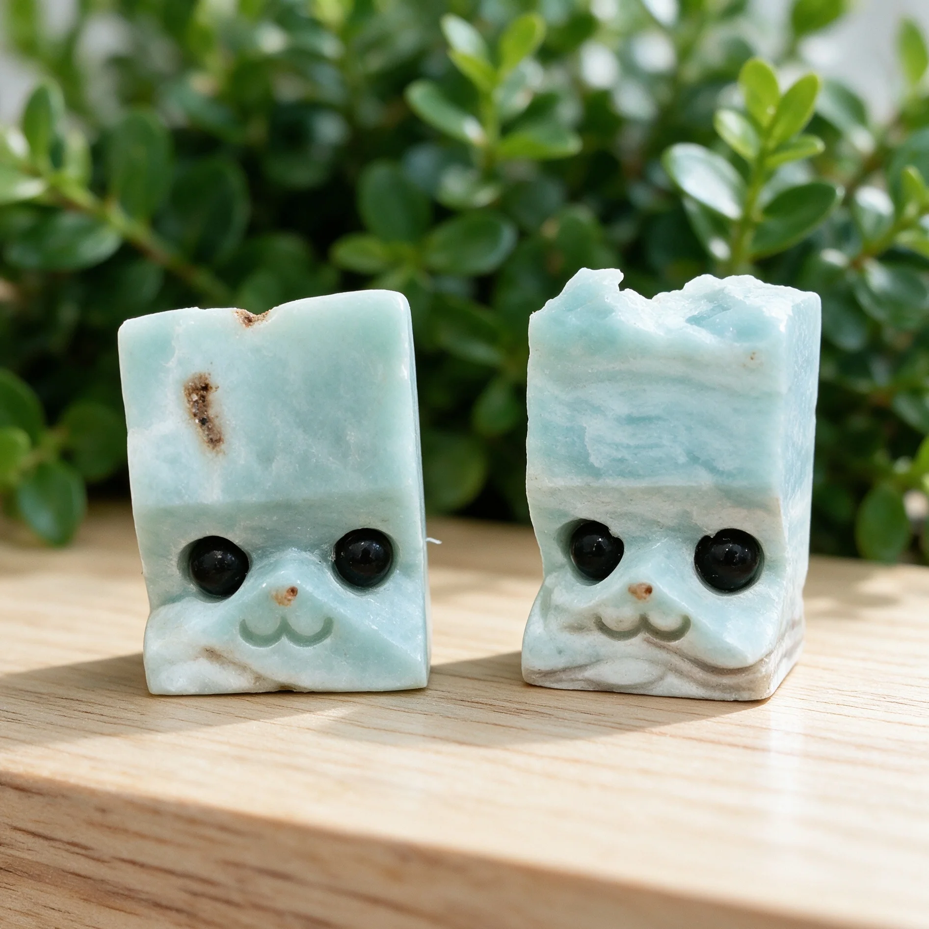 1pc Unique Handcrafted Hemimorphite Amethyst Hedgehog Carving, Crystal Decoration Stone for Home Decoration/Desk