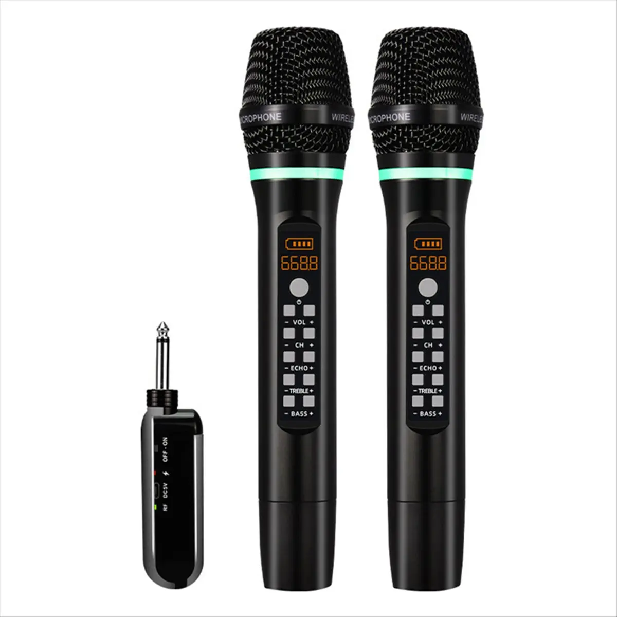 

Беспроводной UHF-микрофон [A75T] с Bluetooth для караоке, записи в студии, домашних вечеринок и пения в автомобиле