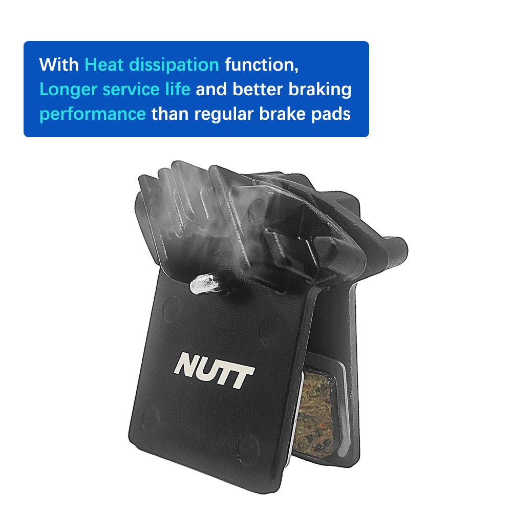 NUTT Hydraulic Disc Brake Pad Ceramics Resin Heat Dissipation Cooling For Electric Scooter Kugoo MTB Bike A5-D A1 A2 Sram E1