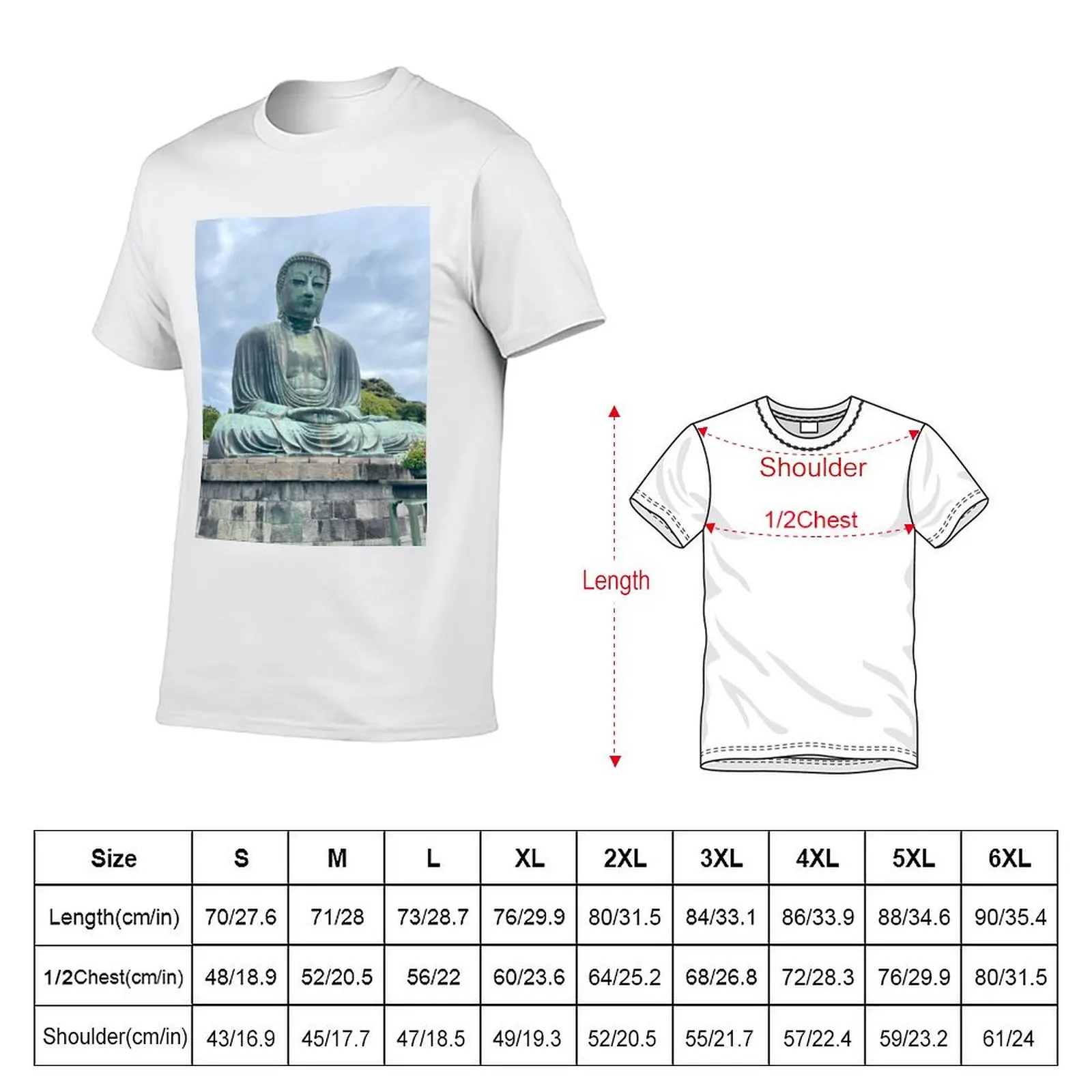 Great Buddha of Kamakura, Japan T-Shirt cotton t shirt man mens graphic t shirts t shirts designer T-Shirt