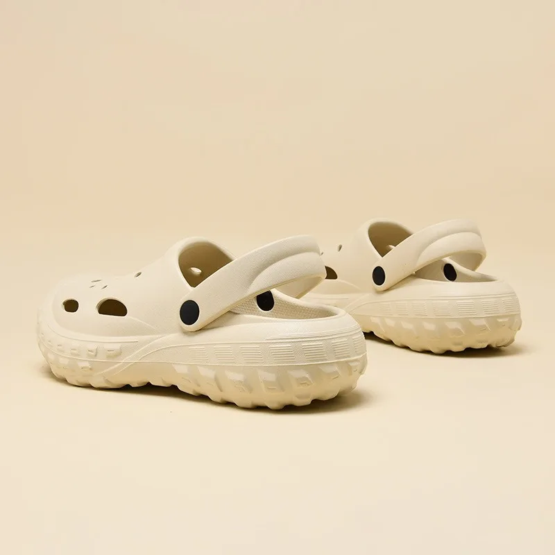 Ladies Wear Thick-soled Non-slip Closed-toe Sandals in Summer Anti-odor Durable Breathable Beach Sandals