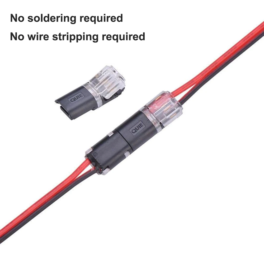 10-20PCS Strippping Free LED Wire Connector With No Welding No Screws Quick Wiring Terminal For 2Pin Led Strip