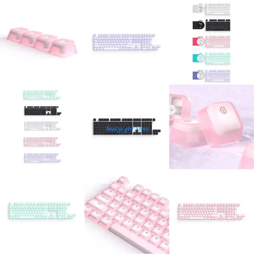 

C7AB 104 Клавиши клавиши против скольжения клавишных клавиш для настольного компьютера на рабочем компьютере Механическая