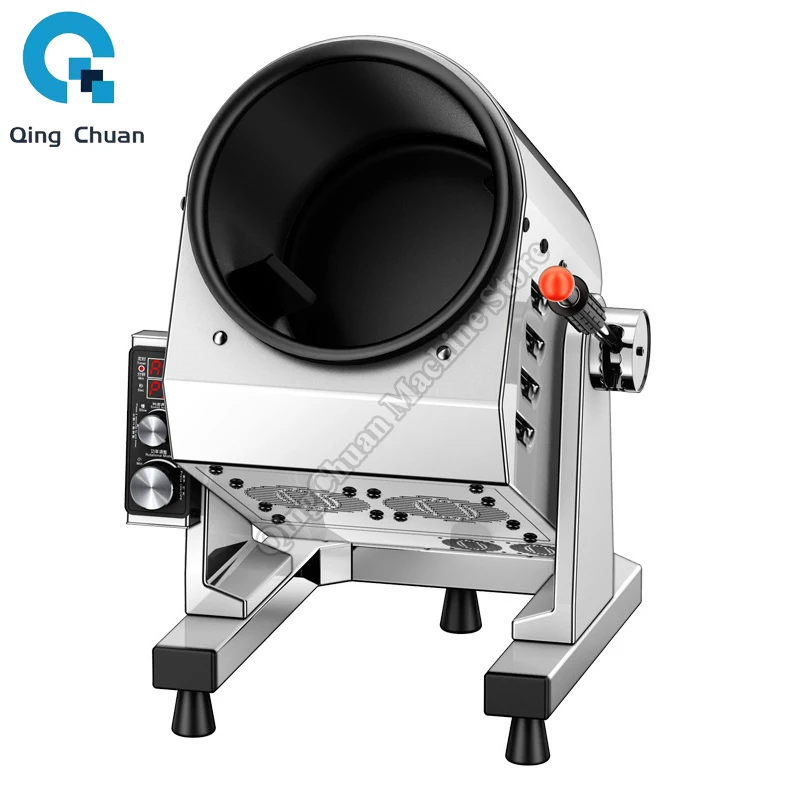 

Кухонная машина Коммерческий многофункциональный кухонный барабан из нержавеющей стали Полностью автоматическая интеллектуальная кухонная машина