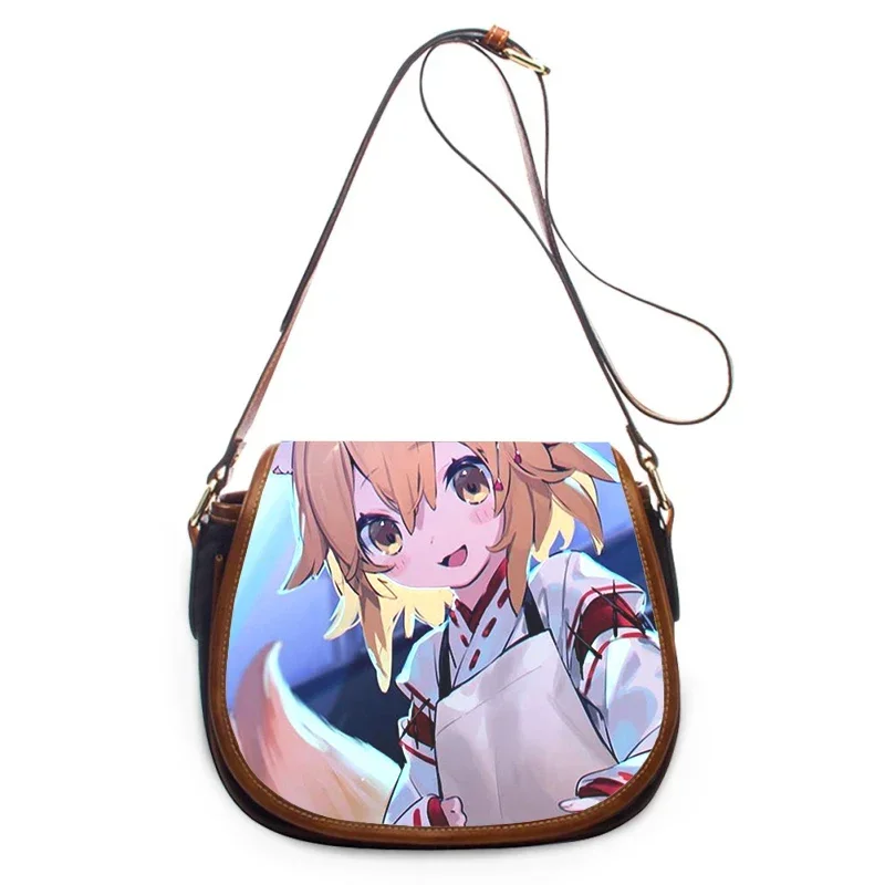 Anime the helpful fox senko san print new fashion Women Crossbody Bag Women Bags Zipper Shoulder Bag women shoulder bag