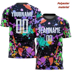 3D Printed Customized Sports Jerseys T Shirt For Men Name Numbers Pattern Tees Summer Casual O-Neck Tops Short Sleeves T-Shirts