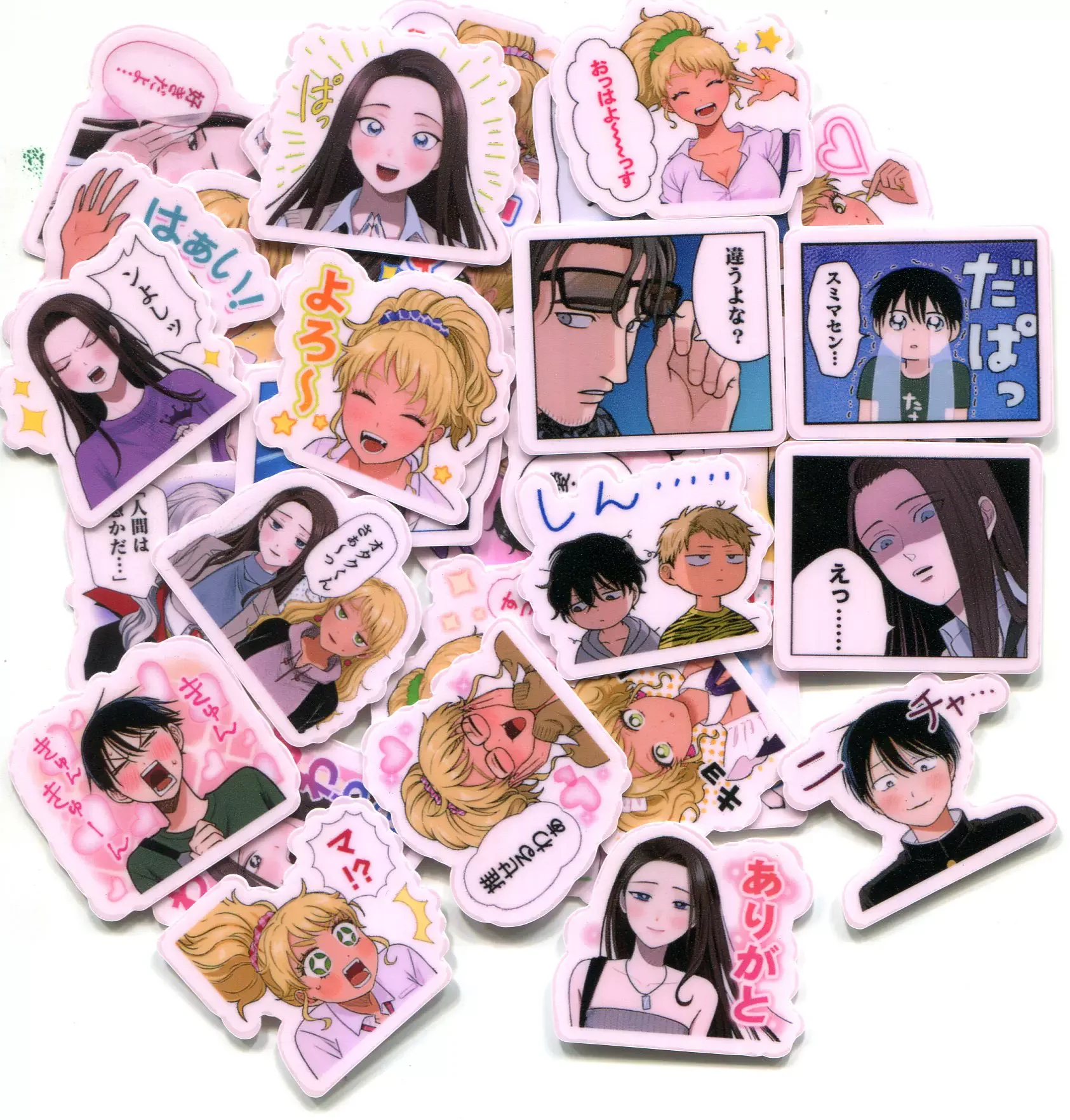 40pcs/pack Otaku ni Yasashii Gal wa Inai 2-3cm waterproof diy sticker