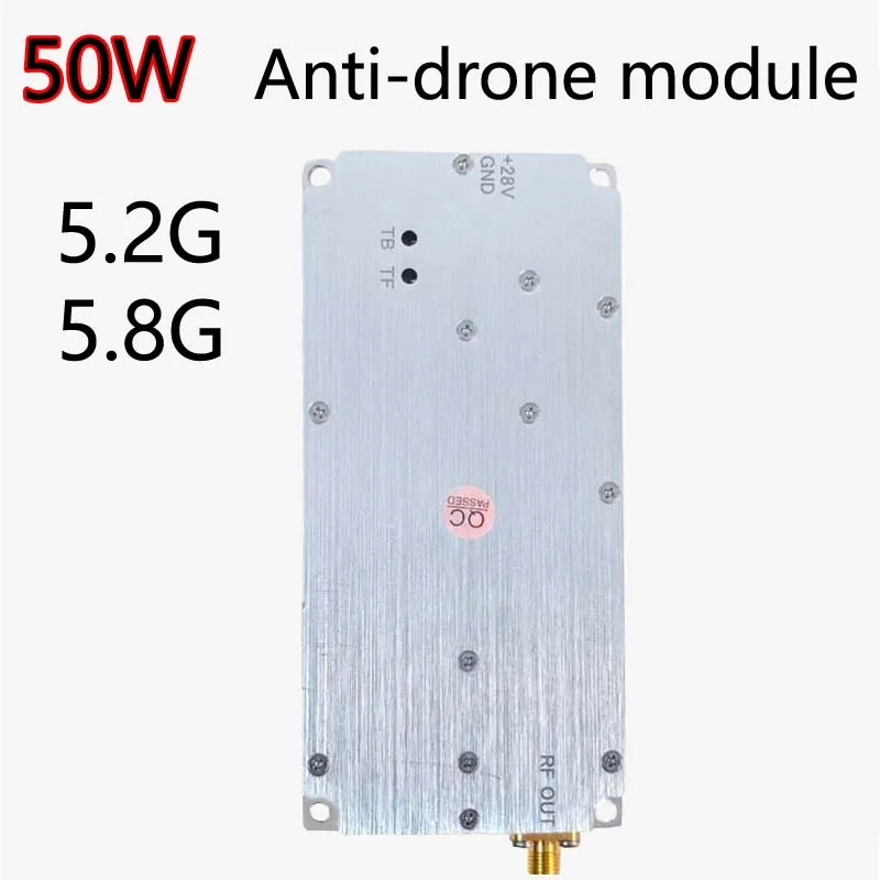 

50W5.2G5.8GRf power amplifiers are used for counter-UAV system counter FPV intercepting UAV component modules JAM