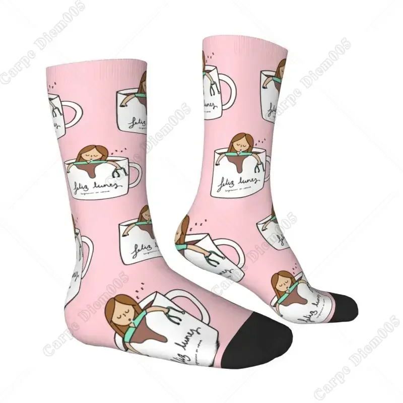 Y2K Cute Doctor Nurse in Trouble Doctor Nurse Men Women Warm 3D Printed Football Sports Socks