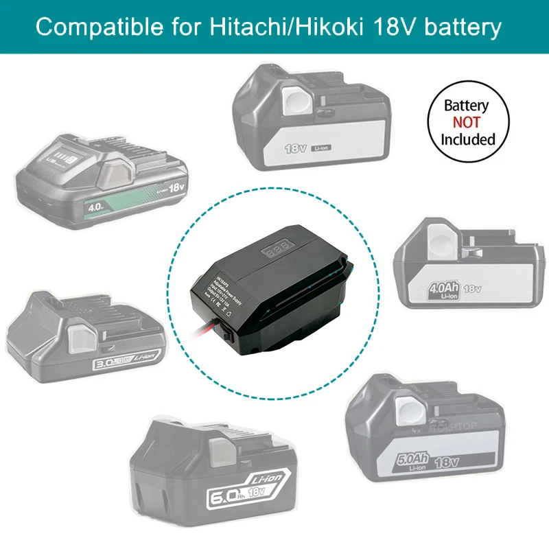 بطارية ليثيوم أيون 5-13 فولت منظم الجهد لماكيتا لبوش لديوالت لميلووكي ل M18 ولاعة السجائر Einhell #5