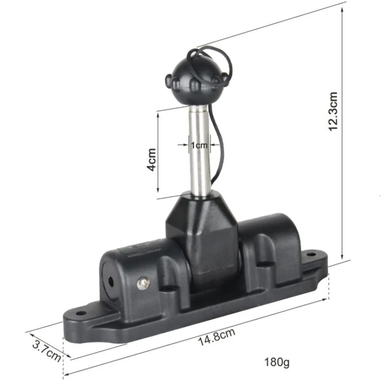 كاياك مجداف حامل ABS البلاستيك مجداف قفل تصاعد كليب زورق مجذاف مرساة رف الملحقات لقوارب الزورق القابلة للنفخ #6