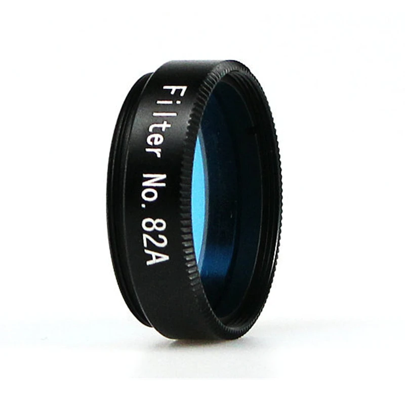 Agnicy Nighthawk Series 1.25 Inches 31.7mm NO.82A with Optical Glass M28*0.6mm Blue Color Telescope Blue Nebula Filter