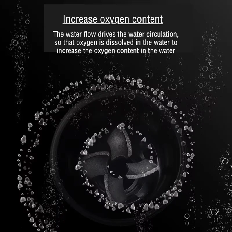 AT43-1/2 In 3/4 In 1 In Adjustable Direction Vortex Water Flow Accelerator Aquarium Rotating Nozzle For Fish Tank Filter Pump
