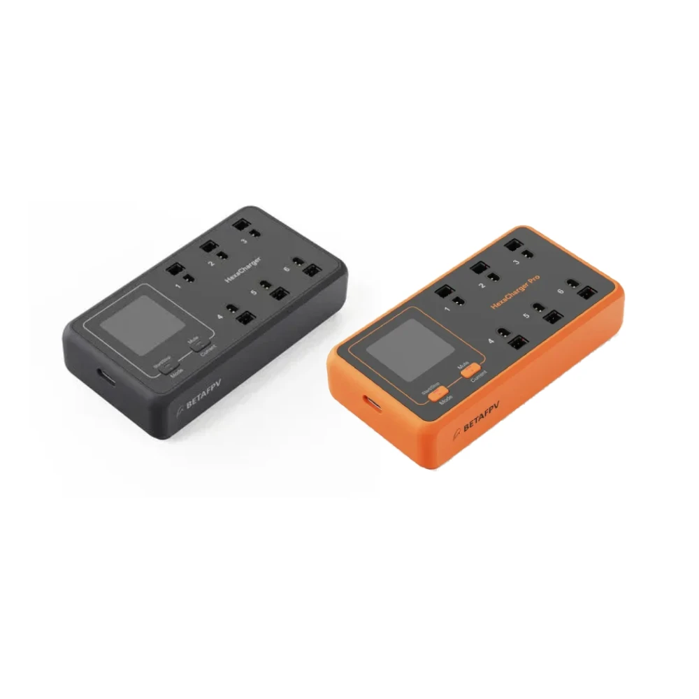 

BETAFPV HexaCharger 1S Charger BT2.0/PH2.0 Ports 24W Max/ 78W Max LIPO Battery Charger for LiPo/LiHV 1S Whoop