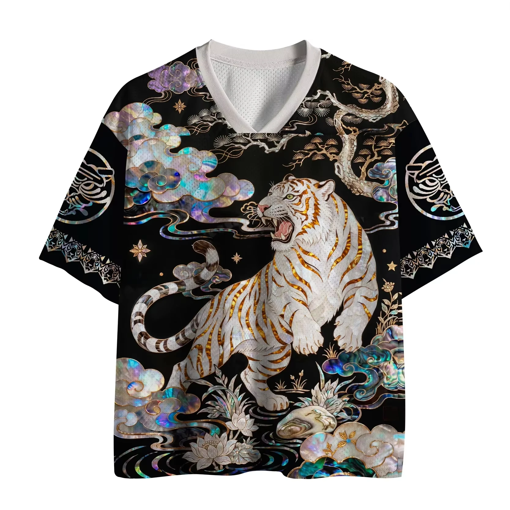 2026 Celestial Tiger Rising 3D Print Jersey Men Women Summer Sports Outdoors Breathable Quick Drying Streetwea Family Kids Tees