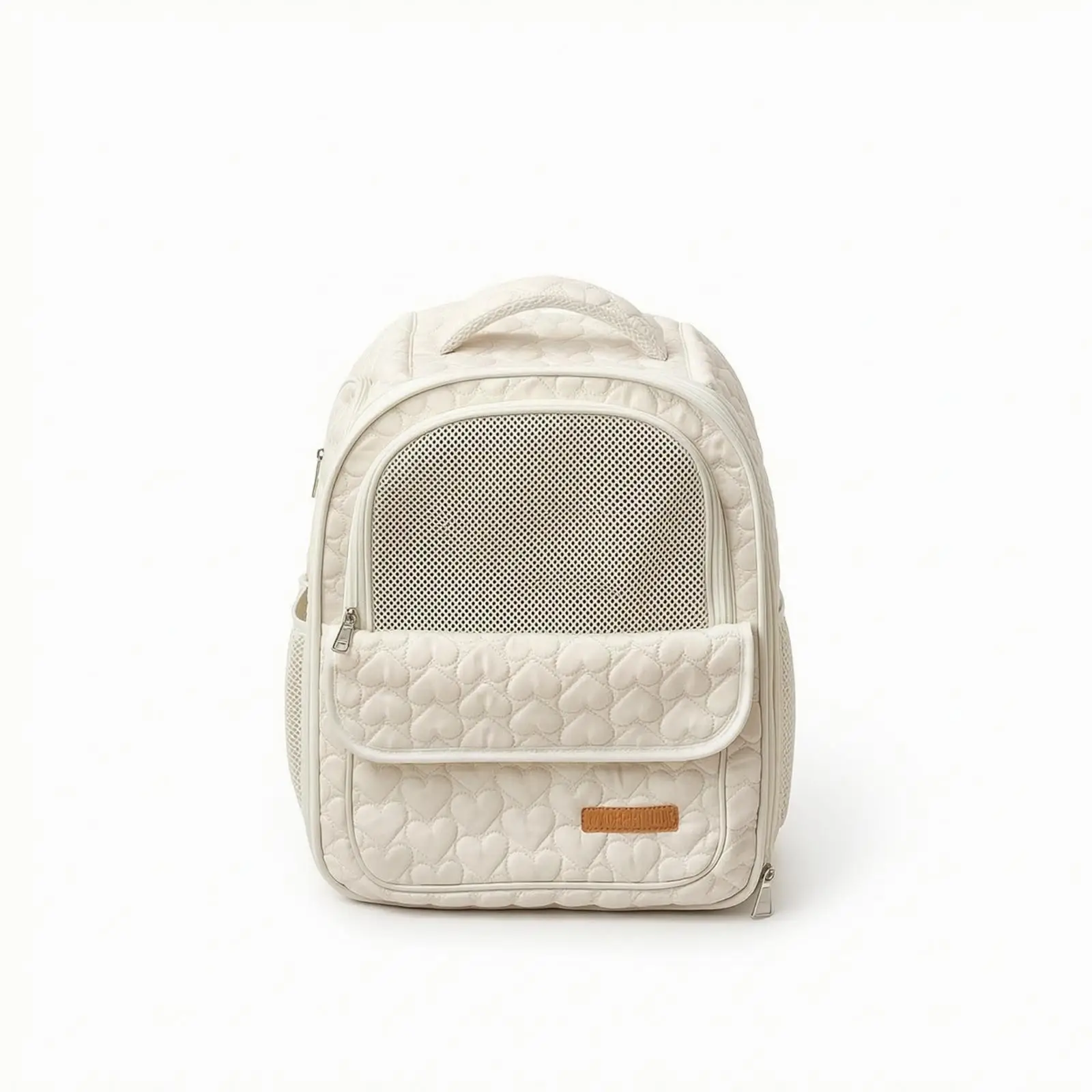 Industrial Carrier Comfortable Embroidered Cotton Cat Carrier Backpack Small Pet Bag for Cats City Journeys