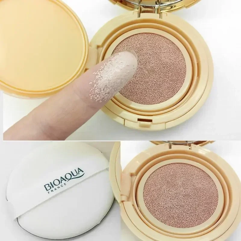 Waterproof BB Cream Brighten Oil-control Long Lasting CC Cream Face Foundation Concealer Mushroom Head Air Cushion Cosmetics