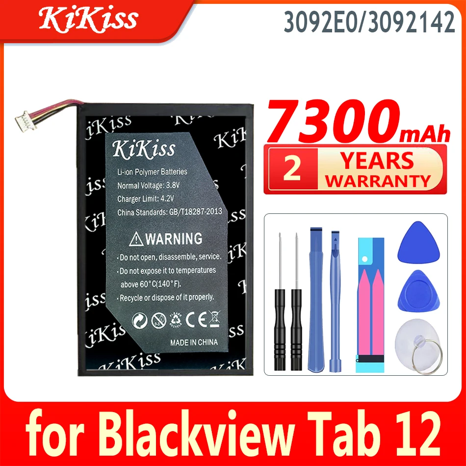 

Аккумулятор KiKiss 7300 мАч 3092E0/3092142 для Blackview Tab 12 tab12