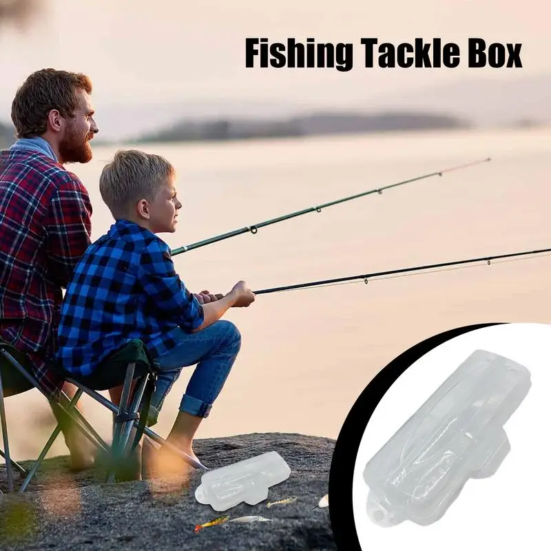 Small Tackle Box Fishing Tackle Trays 12-Grids Tackle Storage Box Fishing Tackle Storage Compact Fishing Storage Box For Lures