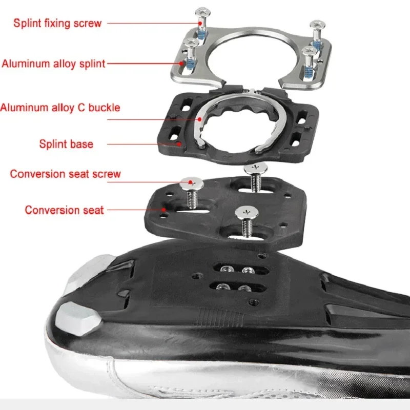 Meroca ultraleve liga de titânio pedal de bicicleta de estrada 3 rolamentos auto-travamento pedal velocidade jogar pista sprint pedais de bicicleta especiais