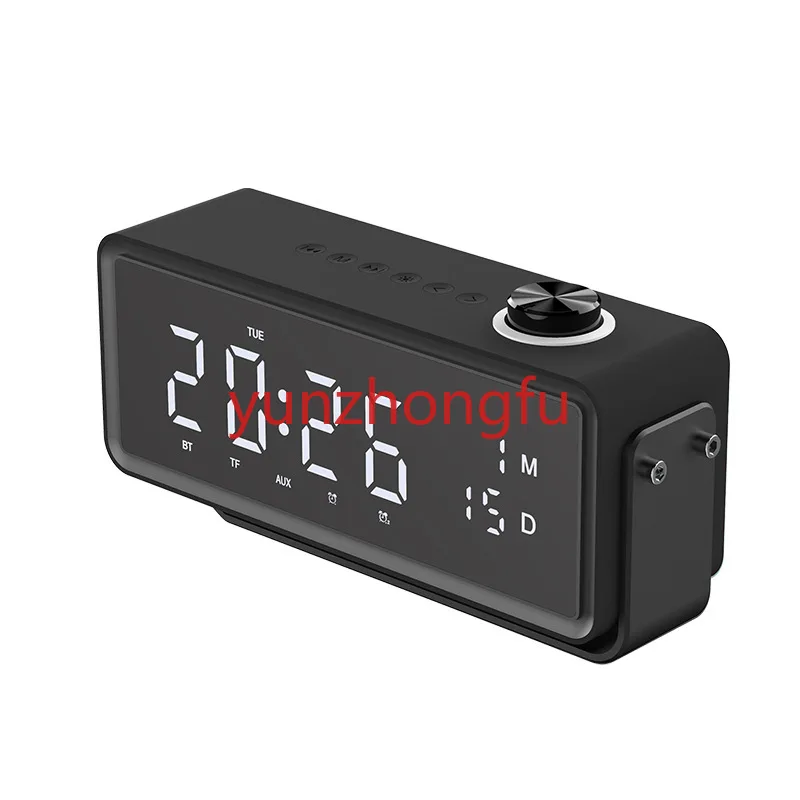 Source Factory K5 Clock Dual Alarm Clock Bluetooth Audio Wireless Bass New Creative Screen Speaker