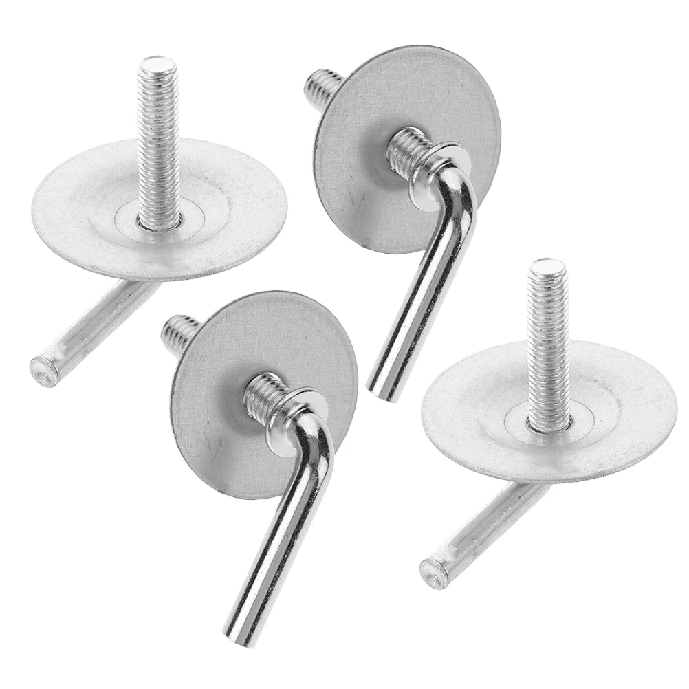 

4pcs Fan Base Fixing Screws Iron Material Universal Compatibility Long Lasting Easy Installation Practical Solution Fan