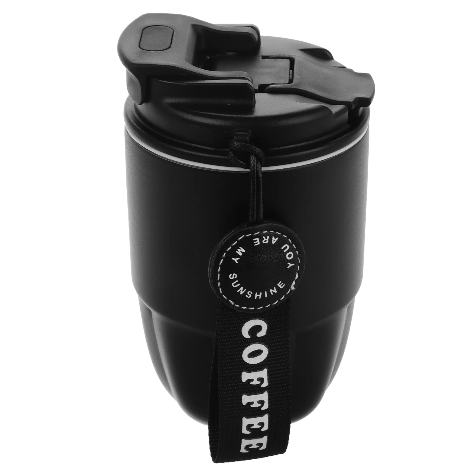

320Ml Stainless Steel Coffee Cup Black Vacuum Insulated Mini Travel Mug Spill Proof Leak Proof Tumbler Reusable