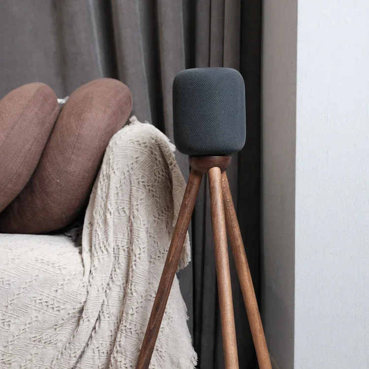 Applicable to Apple speaker base bracket, audio accessories solid wood vertical frame floor foot
