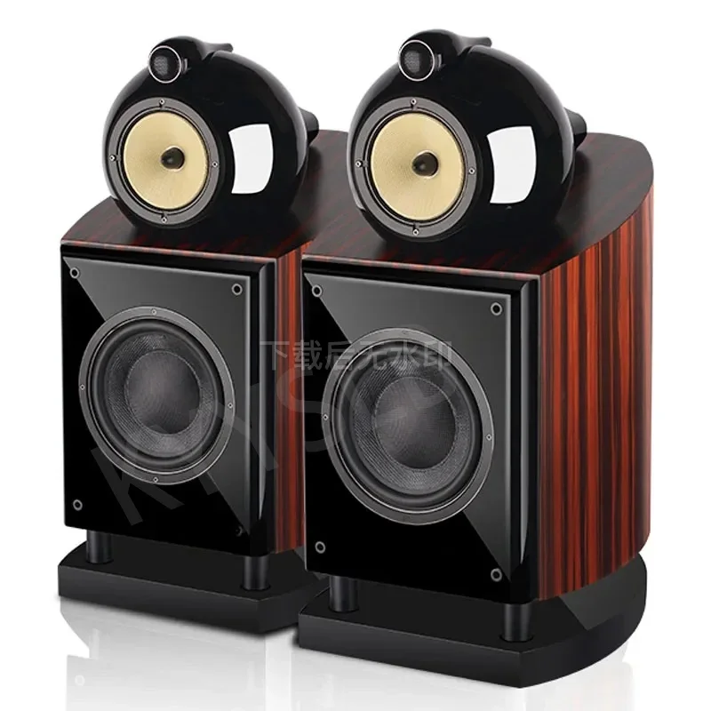 8 Inch Passive Thermal Dissipation Bookshelf HiFi Speaker Professional Stereo Audio Loudspeaker Home Audio Equipment Match