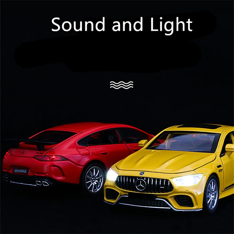 1:32 GT63S Coupe Alloy Sports Car Model Diecasts & Toy Vehicles Metal Car Model Simulation Sound and Light Collection Kids Gifts