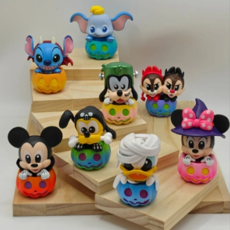Scatola cieca Disney Topolino e amici Serie zucca Figura punto Halloween Dress Up Doll DecorateToys Regali del festival