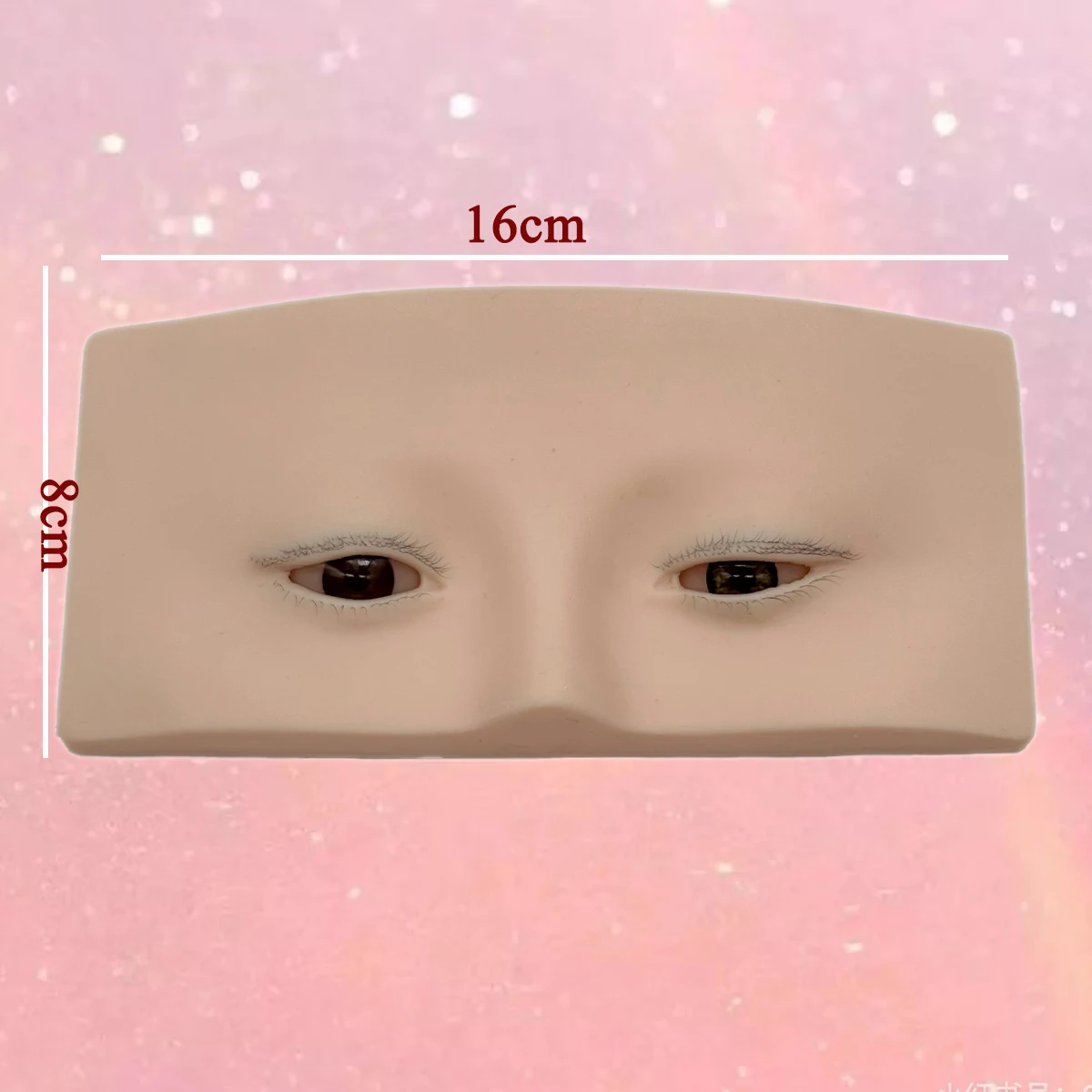 Maniquí de pestañas postizas, ojos, cabeza de muñeca plana para práctica de pestañas, maniquí de pestañas, cara de muñeca, productos de maquillaje coreanos, herramienta para mujeres