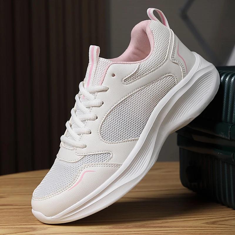 

New Sneakers Womens Fashion Tennis Mesh Breathable Casual Shoes Ladies Sport Shoes Comfortable Running Shoes for Women