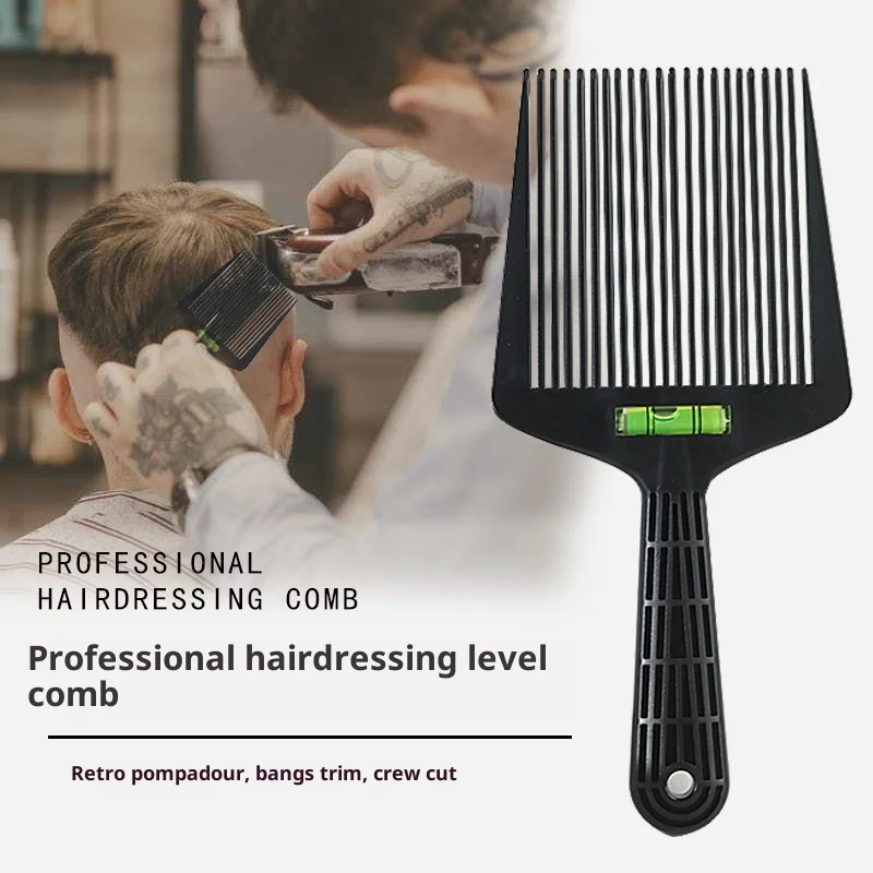 

1 шт., профессиональная расческа для стрижки волос, машинка для стрижки волос, выравнивающая расческа для мужчин, расческа с плоским верхом, коническая стрижка, парикмахерская, использование