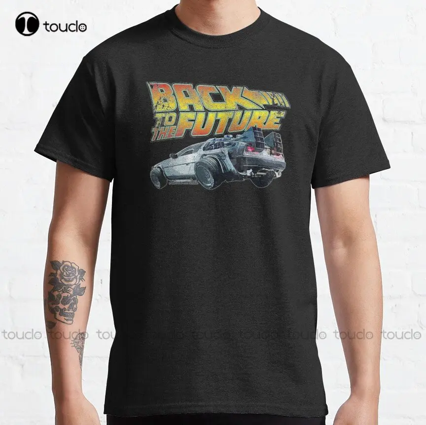 Back To The Future Delorean  Bttf  Marty Mcfly  80S  Movie Classic T-Shirt Cat Shirt Xs-5Xl Streetwear Unisex Christmas Gift