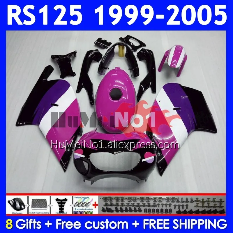 RS125R For Aprilia RS 125 R RR RS4 RS-125 311No.7 Repsol purple RS125 99 00 01 02 03 04 05 1999 2000 2001 2002 2003 2005 Fairing