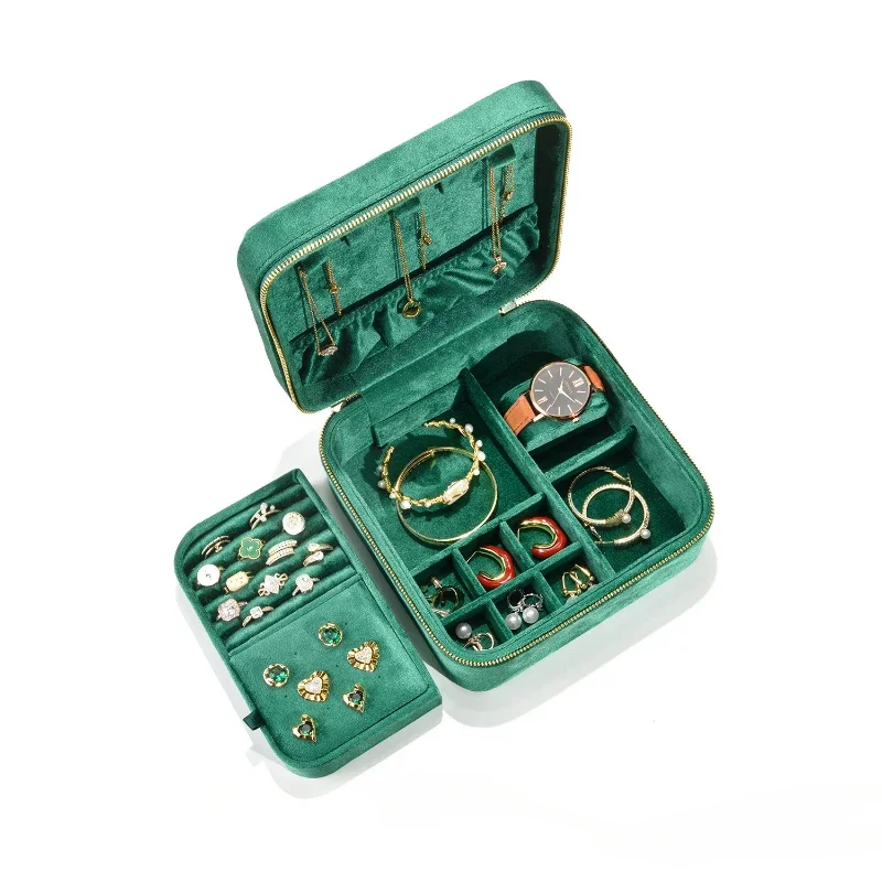 Jewelry Box Necklace Bracelet Earrings Display Joyeros Organizador De Joyas Large Capacity Storage Box