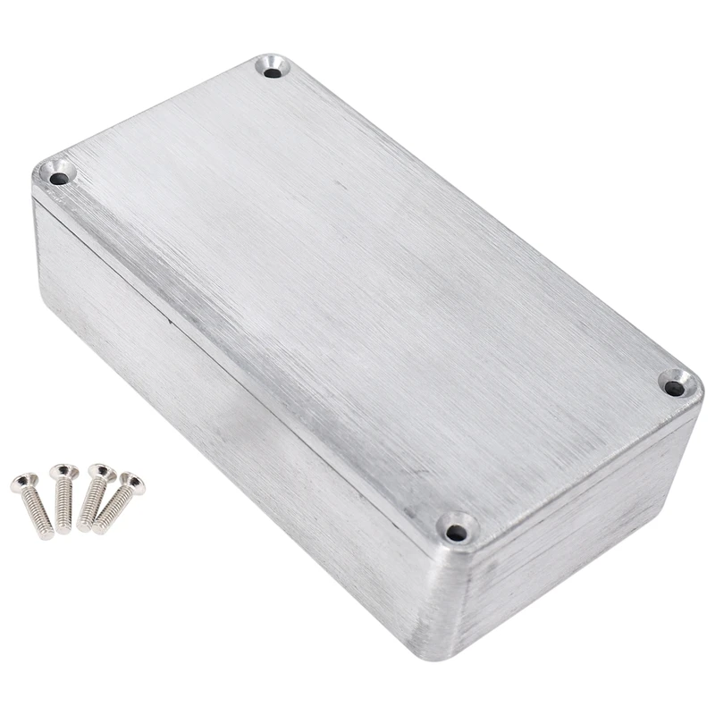 5 Pcs Guitar Effects Pedal Aluminum Stomp Box Enclosure for DIY Guitar Pedal Kit 1590B-A55K