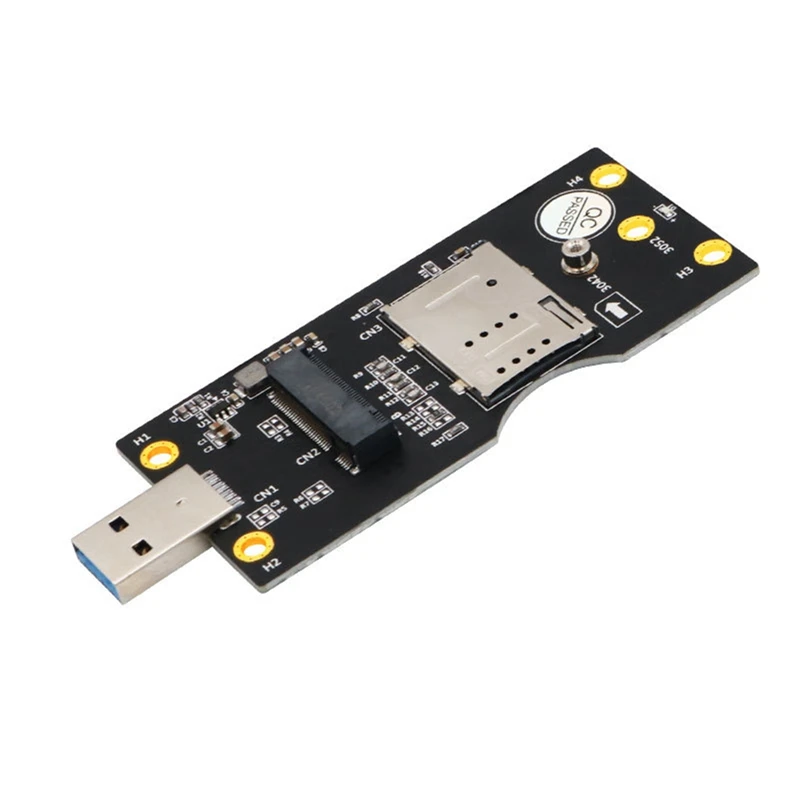 NGFF M.2 Key B To USB 3.0 Adapter Expansion Card With Card Slot For WWAN/LTE 3G/4G/5G Module Support 3042/3052 M.2 SSD