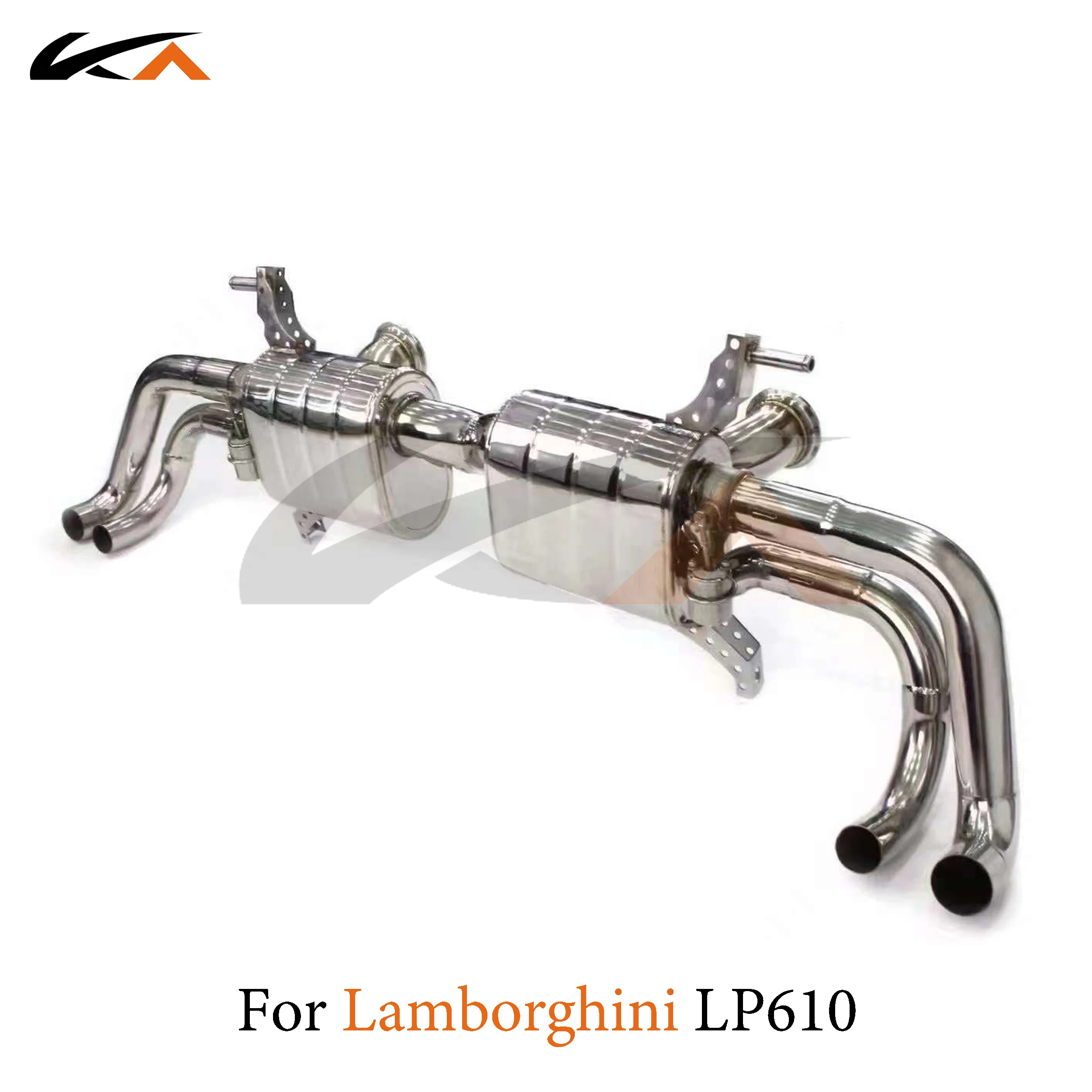 KA Tuning exhaust system stainless catback for Lamborghini LP610 rear section performance parts muffler valve