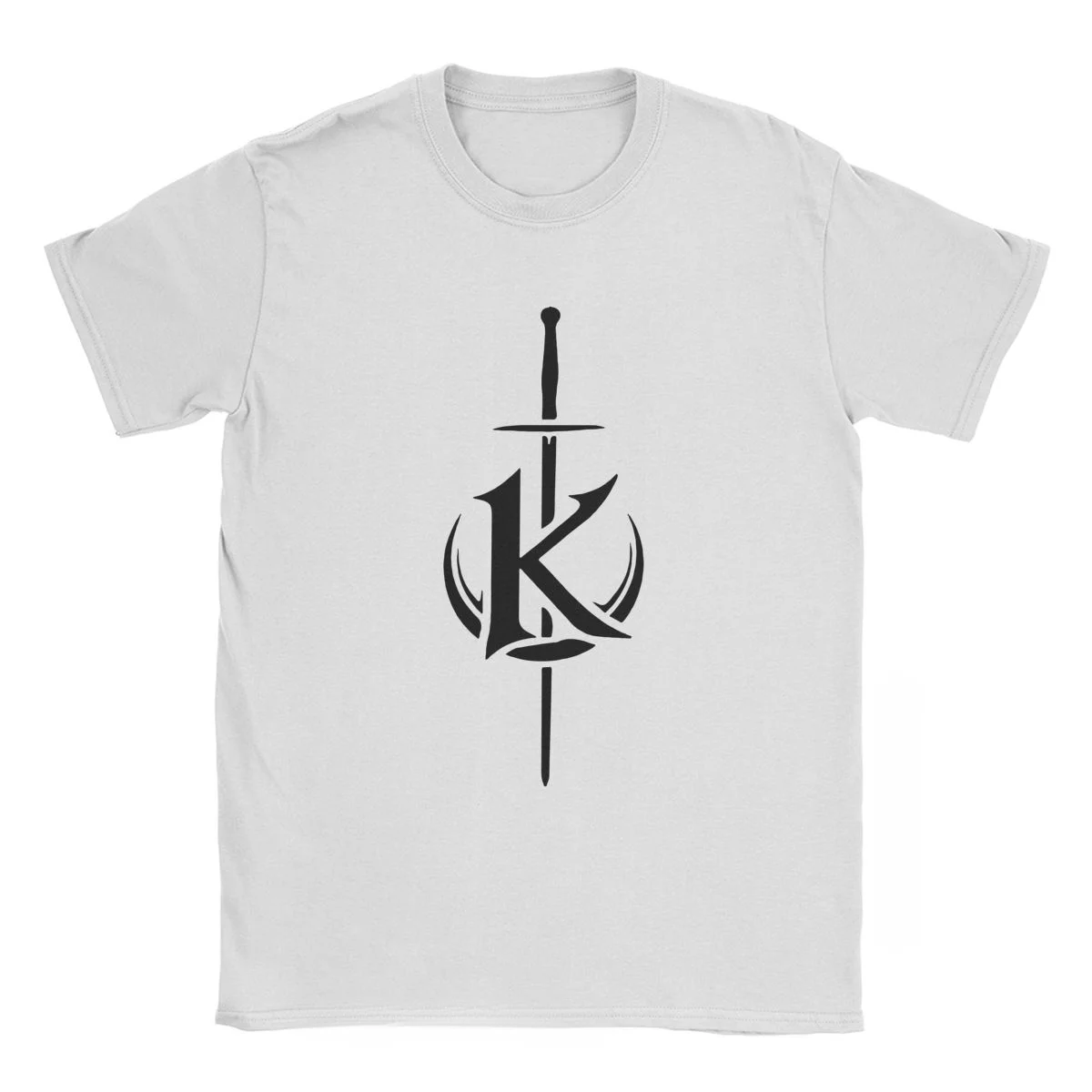 Men's Kaamelott King Arthur Logo T Shirts 100% Cotton Tops Funny Classic Short Sleeve O Neck Tee Shirt Party T-Shirt